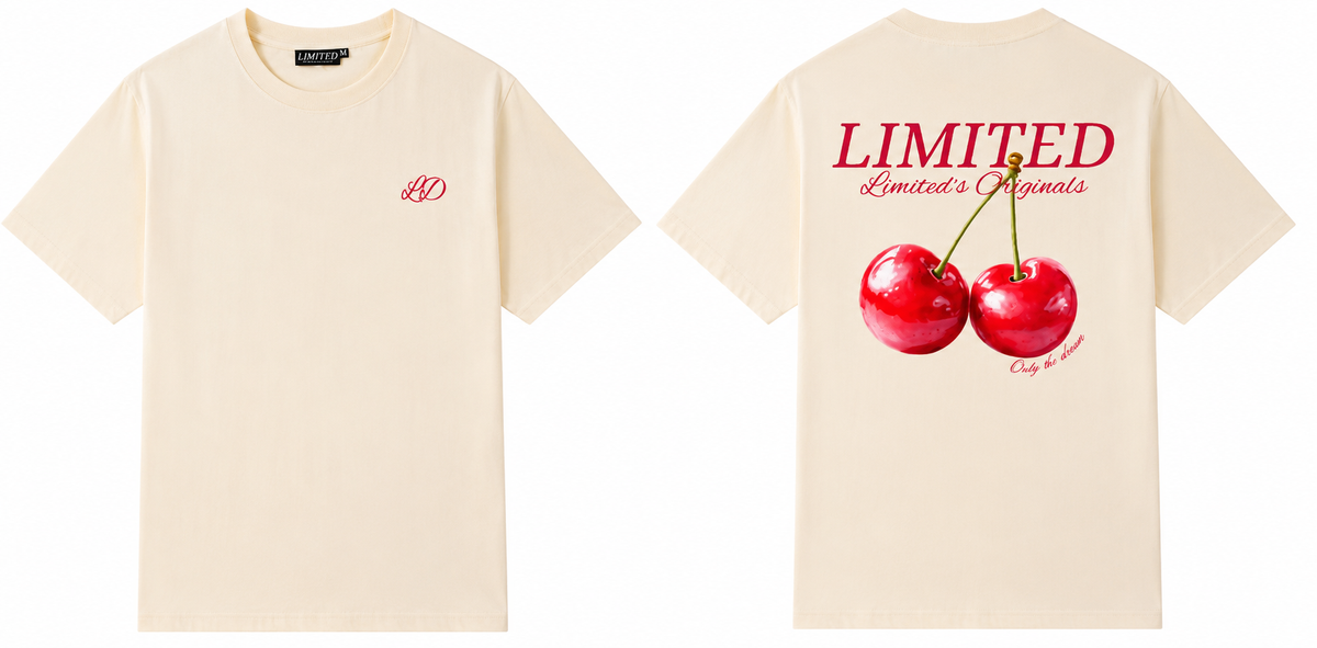 Ivory Cherry Tee — Aureus Drop 002